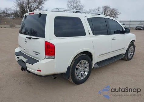 2015 Nissan Armada Platinum from USA, damaged, VIN 5N1BA0NE8FN616322